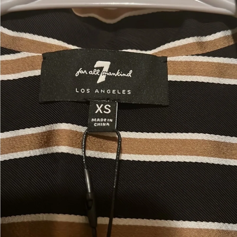 7 FOR ALL MAN KIND XS Shirtdress NWT! - Picture 4 of 5